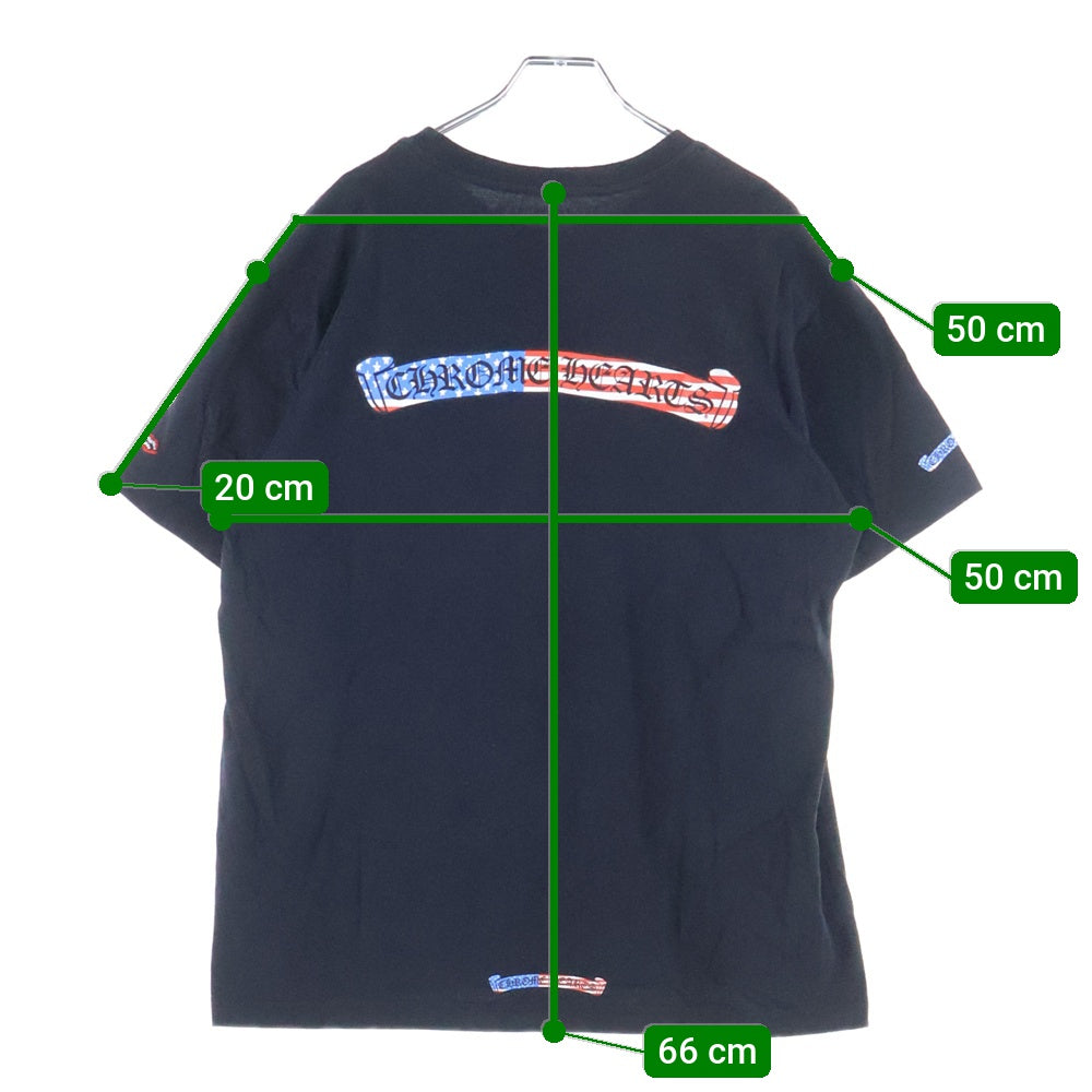 CHROME HEARTS(クロムハーツ) PPO US SCRL Tee 星条旗柄 スクロール