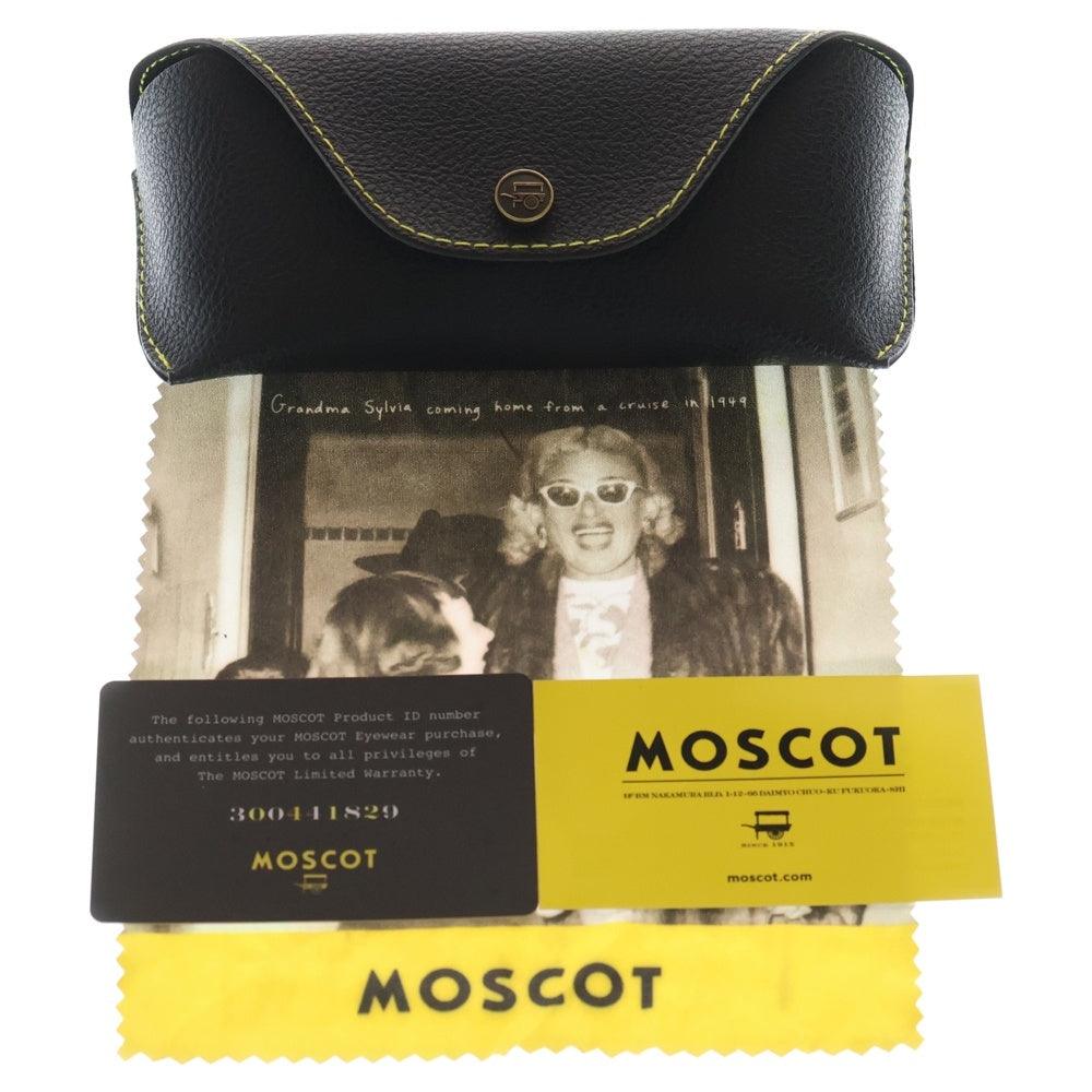 MOSCOT(モスコット) DAHVEN カラーレンズ アイウェア 眼鏡 ブラック レディース