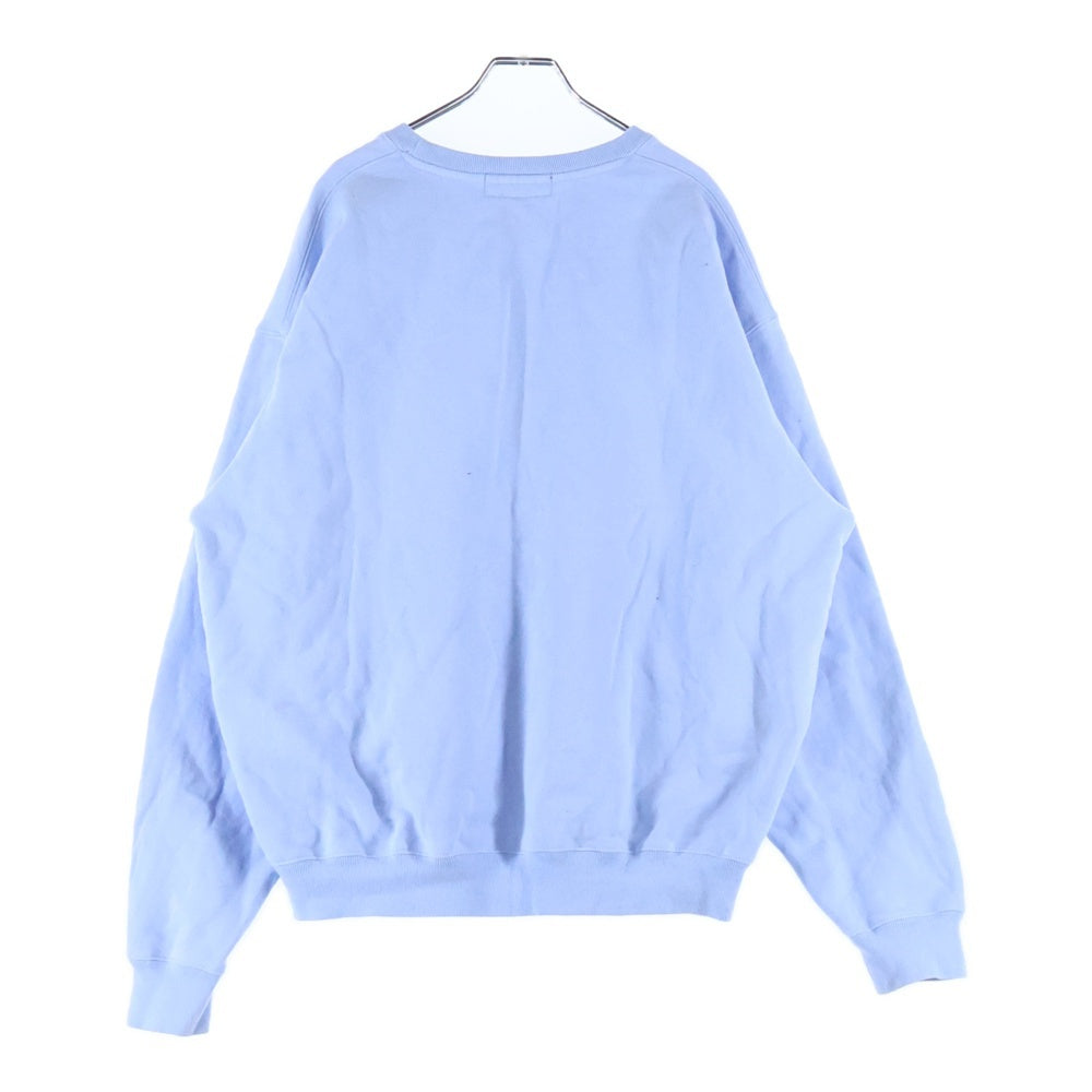 BoTT(ボット) Logo sweat クルーネックスウェット トレーナー ライトブルー 243BoTT30