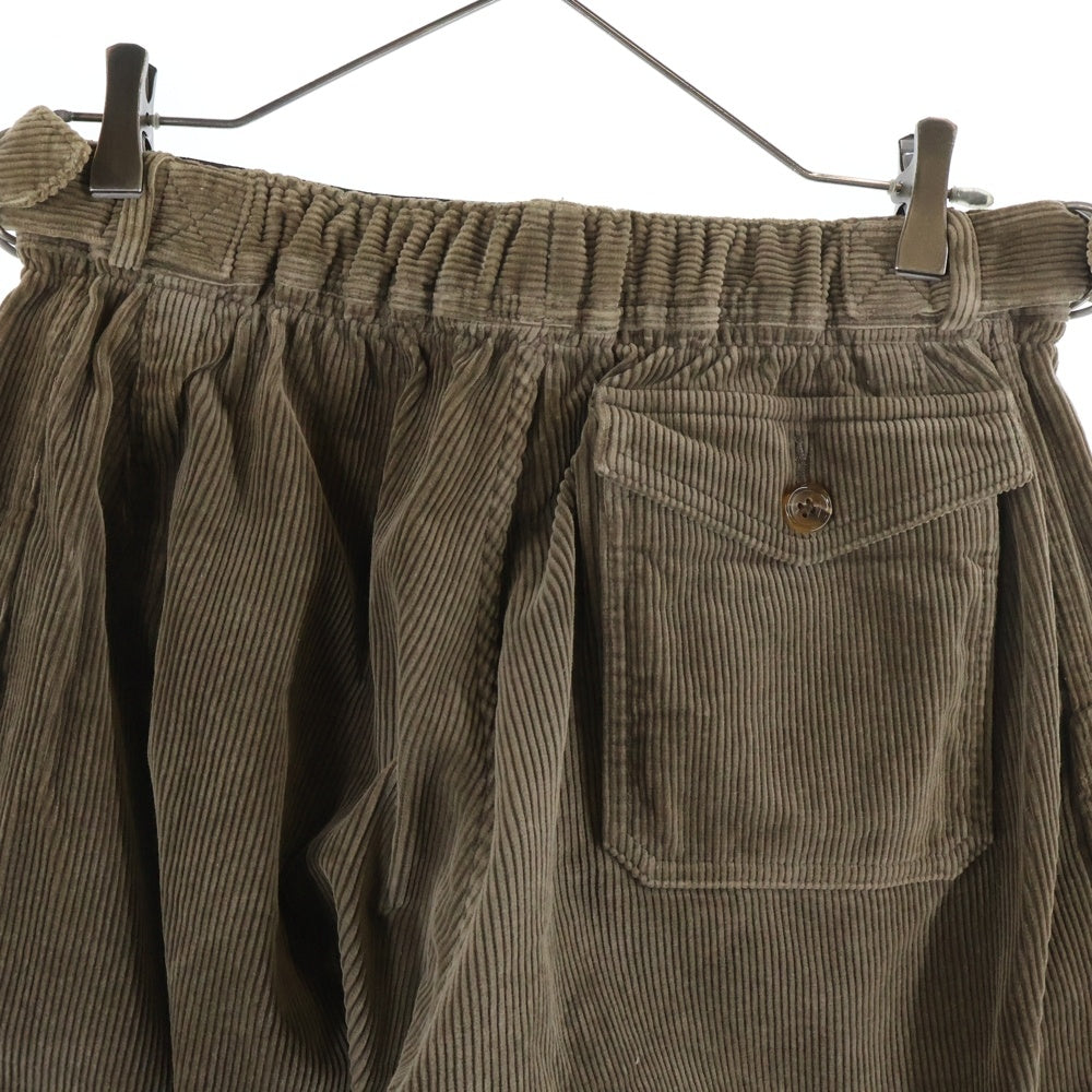 COMME des GARCONS HOMME PLUS(コムデギャルソンオムプリュス) 04AW サイドアジャスター コーディロイ パンツ ブラウン PN-P003