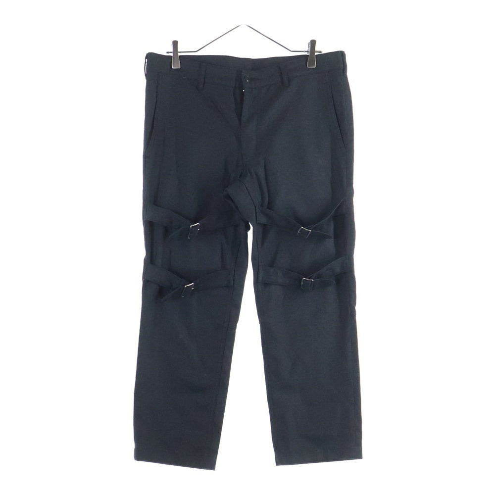 COMME des GARCONS HOMME PLUS(コムデギャルソンオムプリュス) 14AW 多重ベルト テーパードパンツ グレーPN-P081