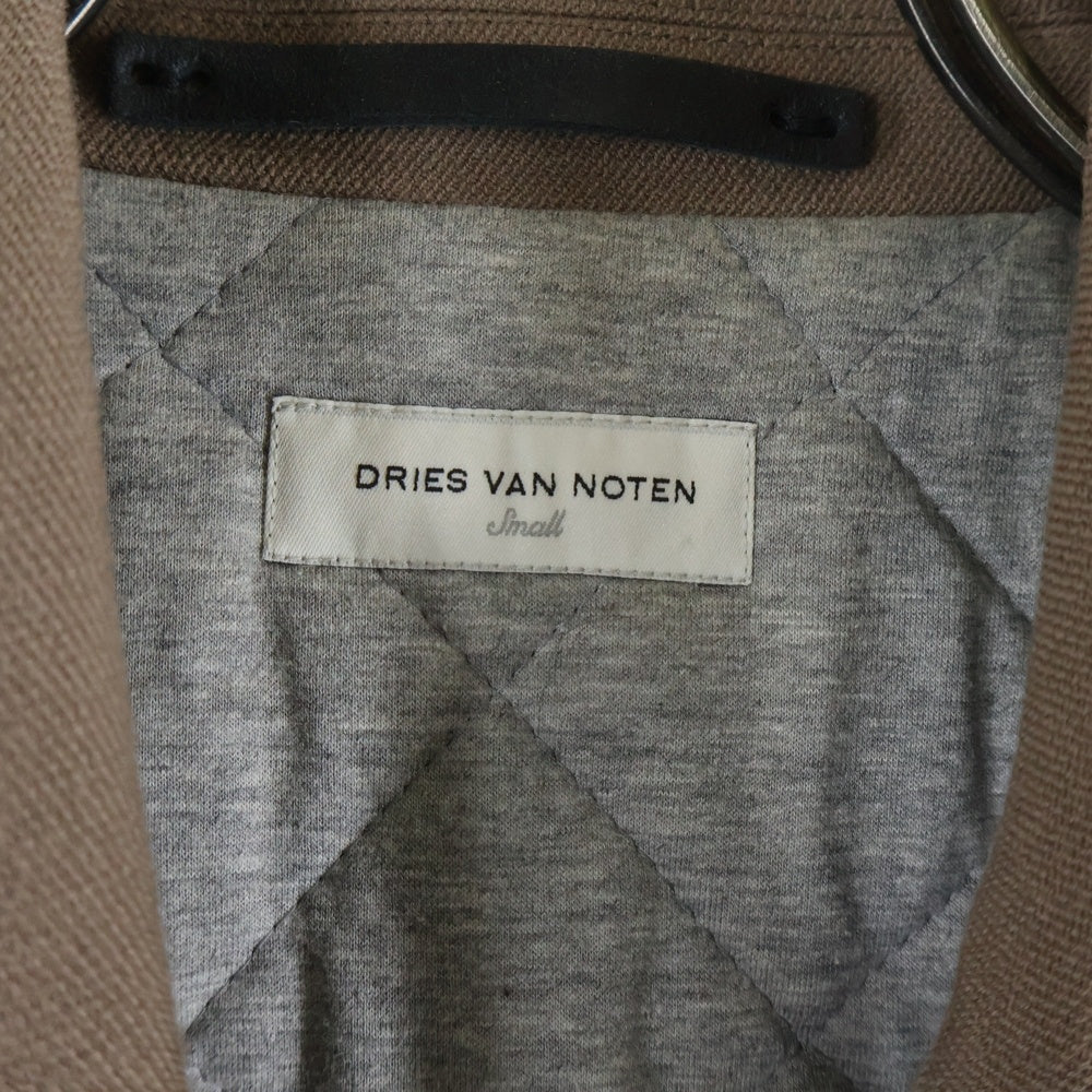 DRIES VAN NOTEN(ドリスヴァンノッテン) 中綿 ウール ピーコート 3952-2301 ブラウン