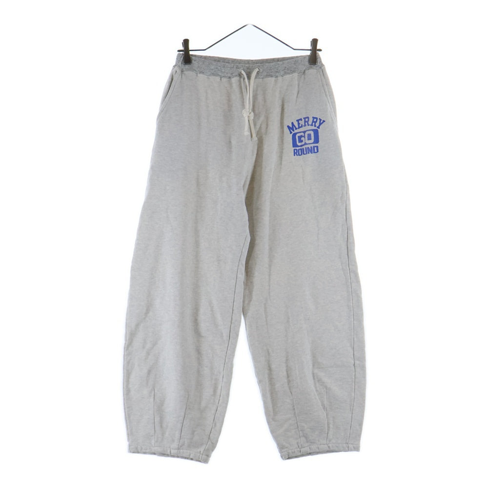 NO BRAND(ノーブランド) DENIM DUNGAREE デニムダンガリー スウェットパンツ グレー