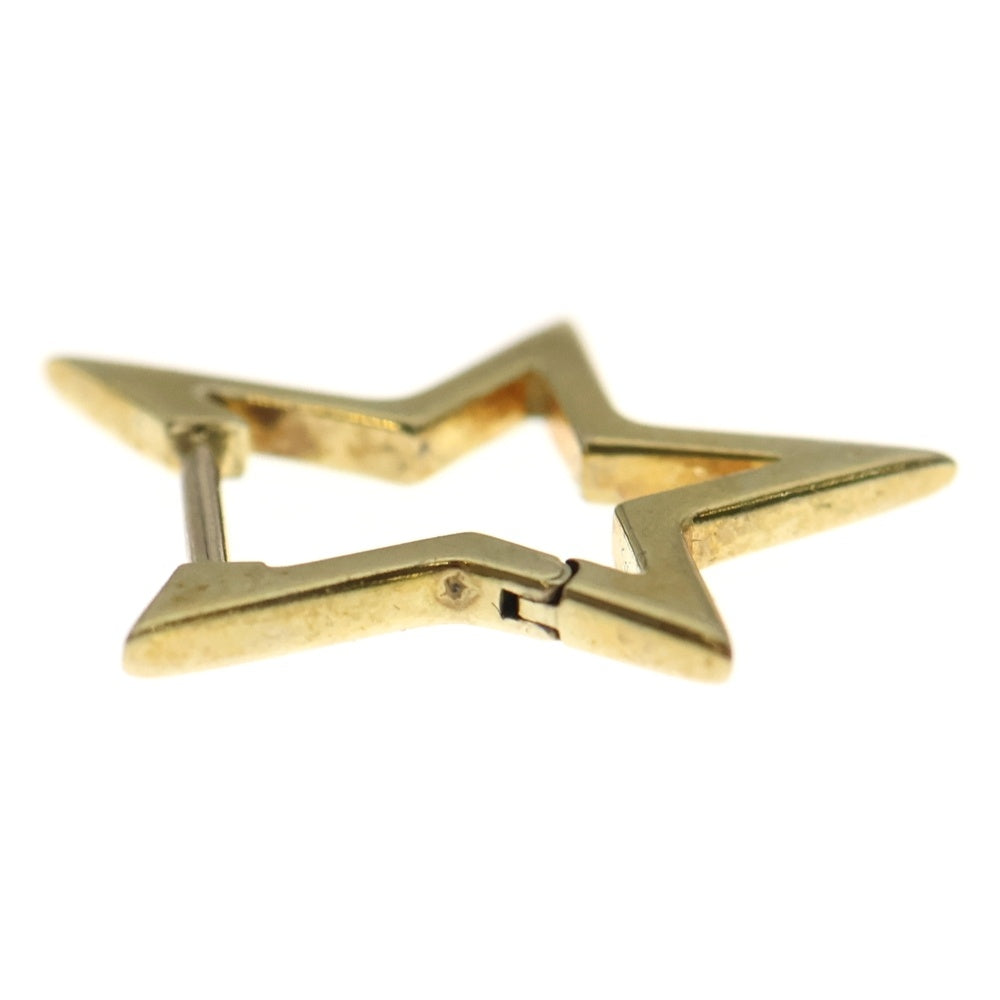 NO BRAND(ノーブランド) MAYU Hoop star pierced earring マユ フープスター ピースド ピアス ゴールド レディース