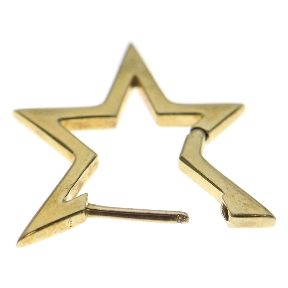 NO BRAND(ノーブランド) MAYU Hoop star pierced earring マユ フープスター ピースド ピアス ゴールド レディース