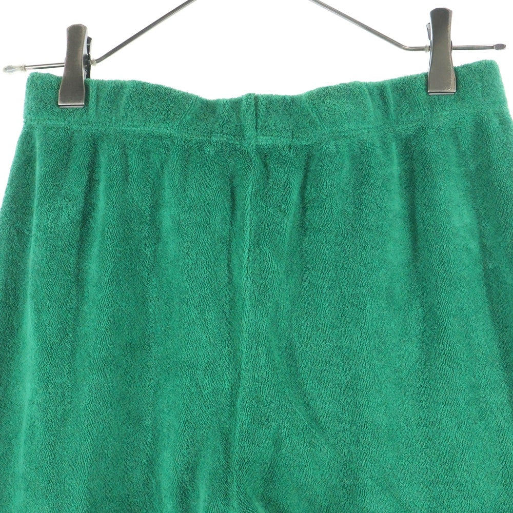 SUZIE KONDI(スージー コンディ) パイル生地 フレアパンツ グリーン  