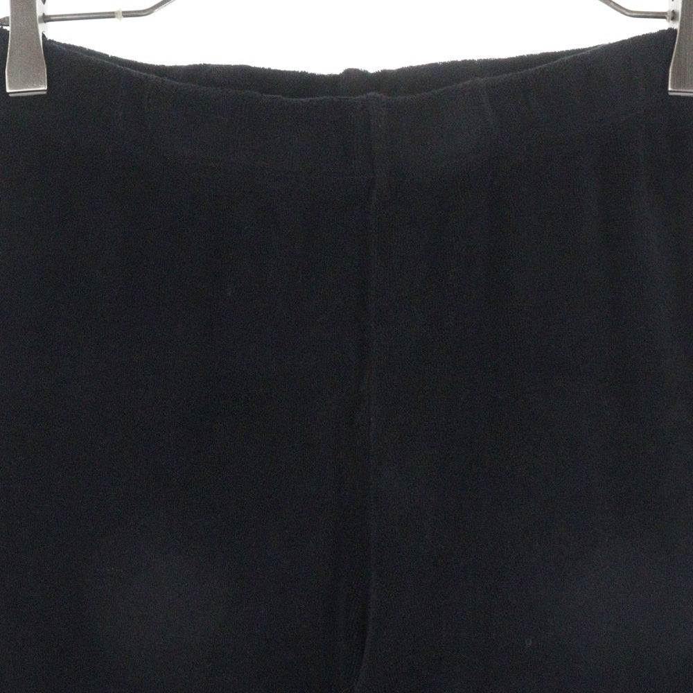 NO BRAND(ノーブランド) SUZIE KONDI スージー コンディ パイル生地 フレアパンツ ブラック レディース