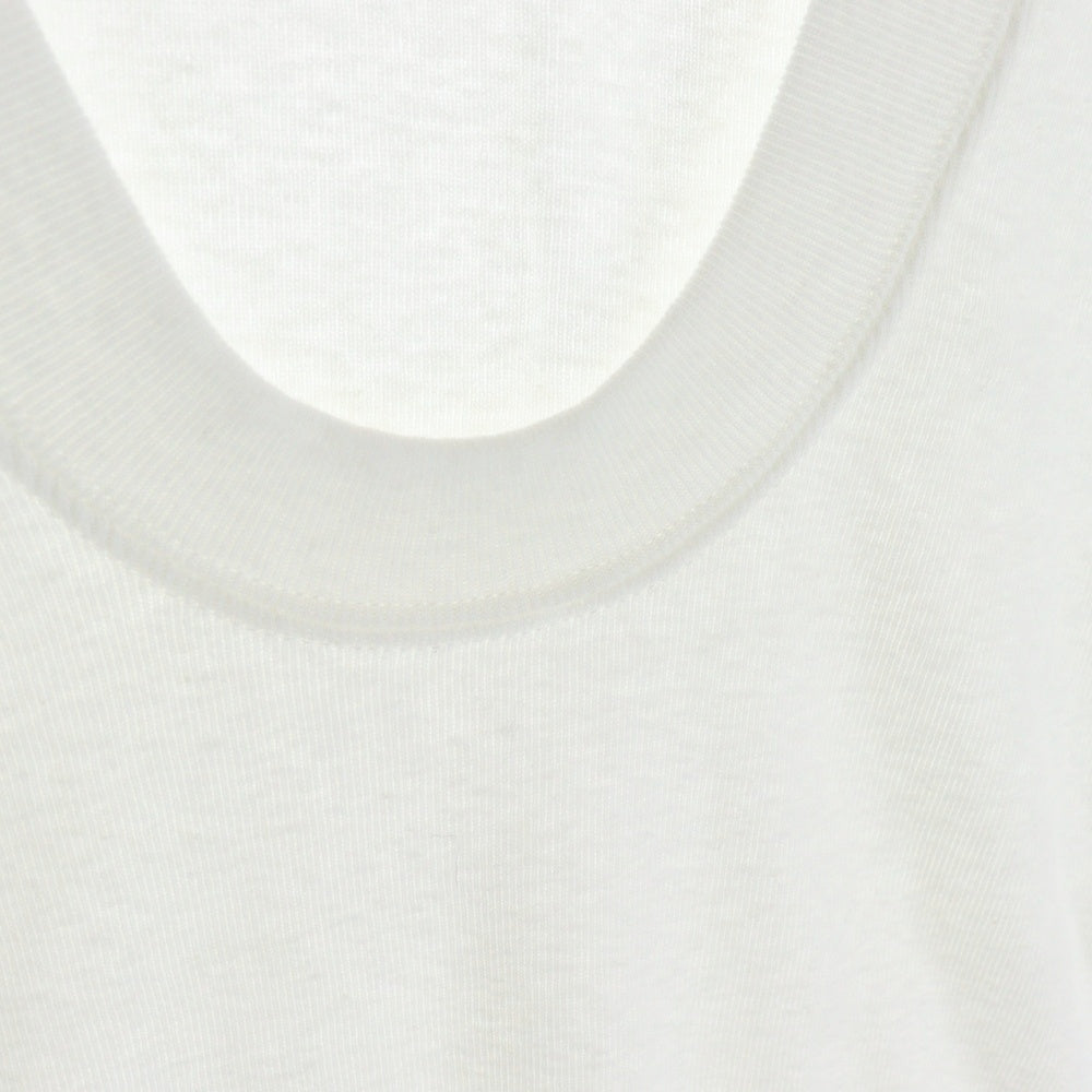 NO BRAND(ノーブランド) SeaRoomlynn オールドコットン Back UロングスリーブTシャツ ホワイト レディース