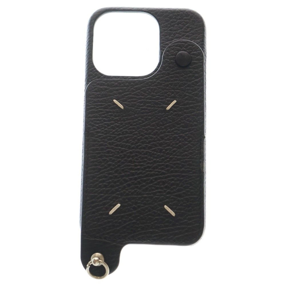 Maison Margiela(メゾンマルジェラ) IPHONE 14 PRO CASE アイフォン 14 プロ ケース ブラック