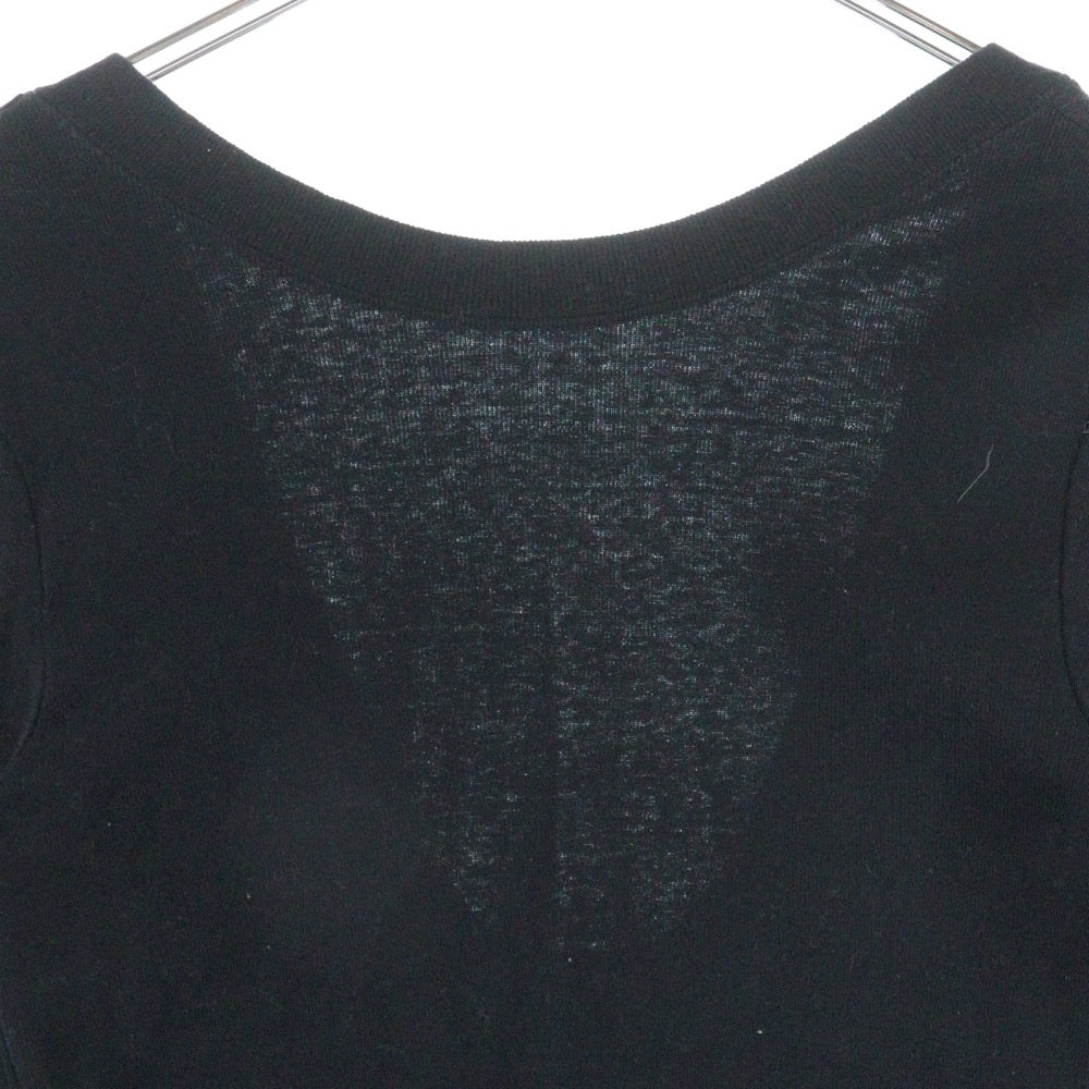 NO BRAND(ノーブランド) SeaRoomlynn オールドコットン Back UロングスリーブTシャツ ホワイト レディース