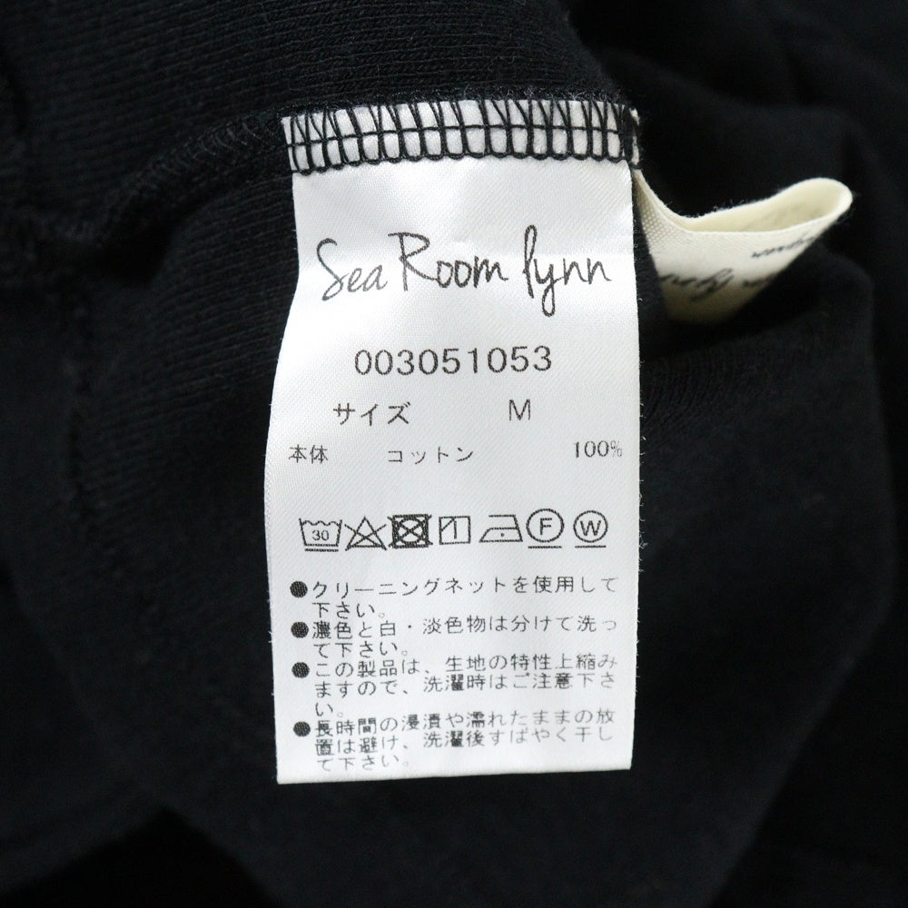 NO BRAND(ノーブランド) SeaRoomlynn オールドコットン Back UロングスリーブTシャツ ホワイト レディース