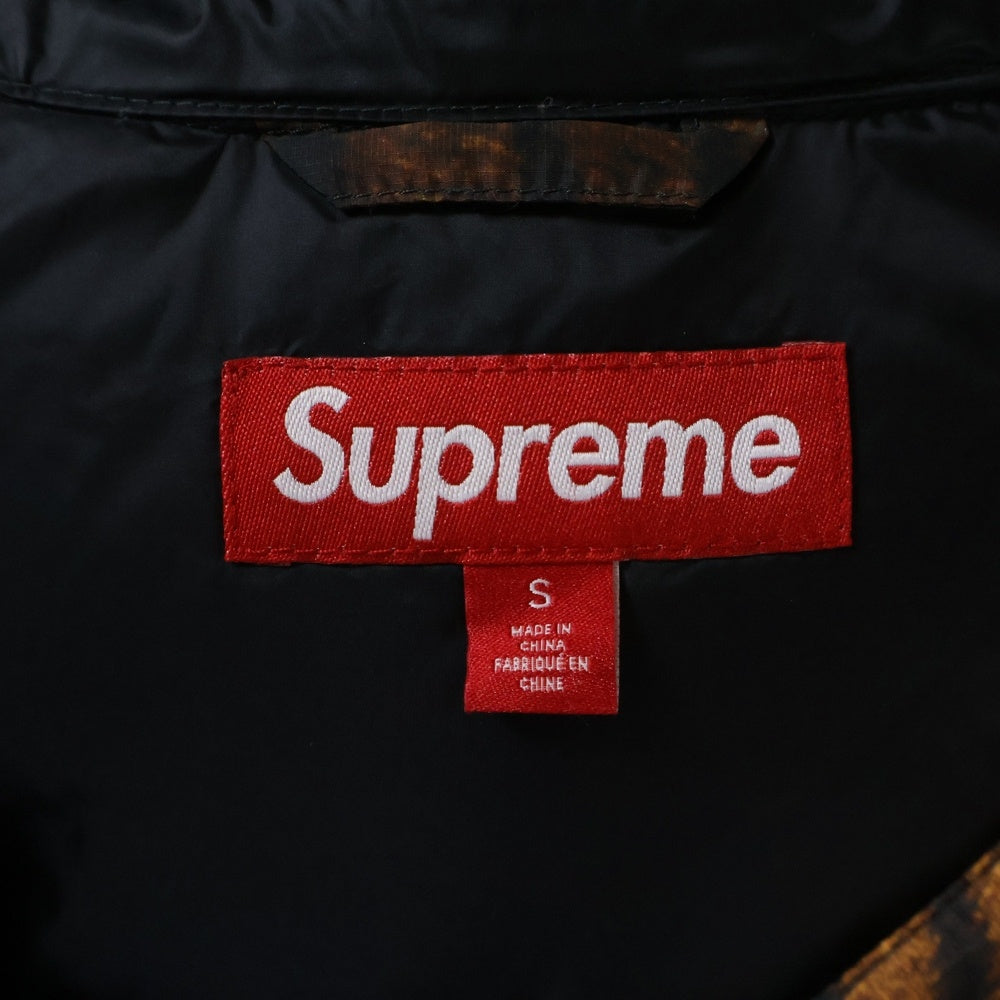 SUPREME(シュプリーム) 25AW MICRO DOWN HALF ZIP HOODED PULLOVER タイガー ハーフジップ マイクロダウンジャケット ブラウン