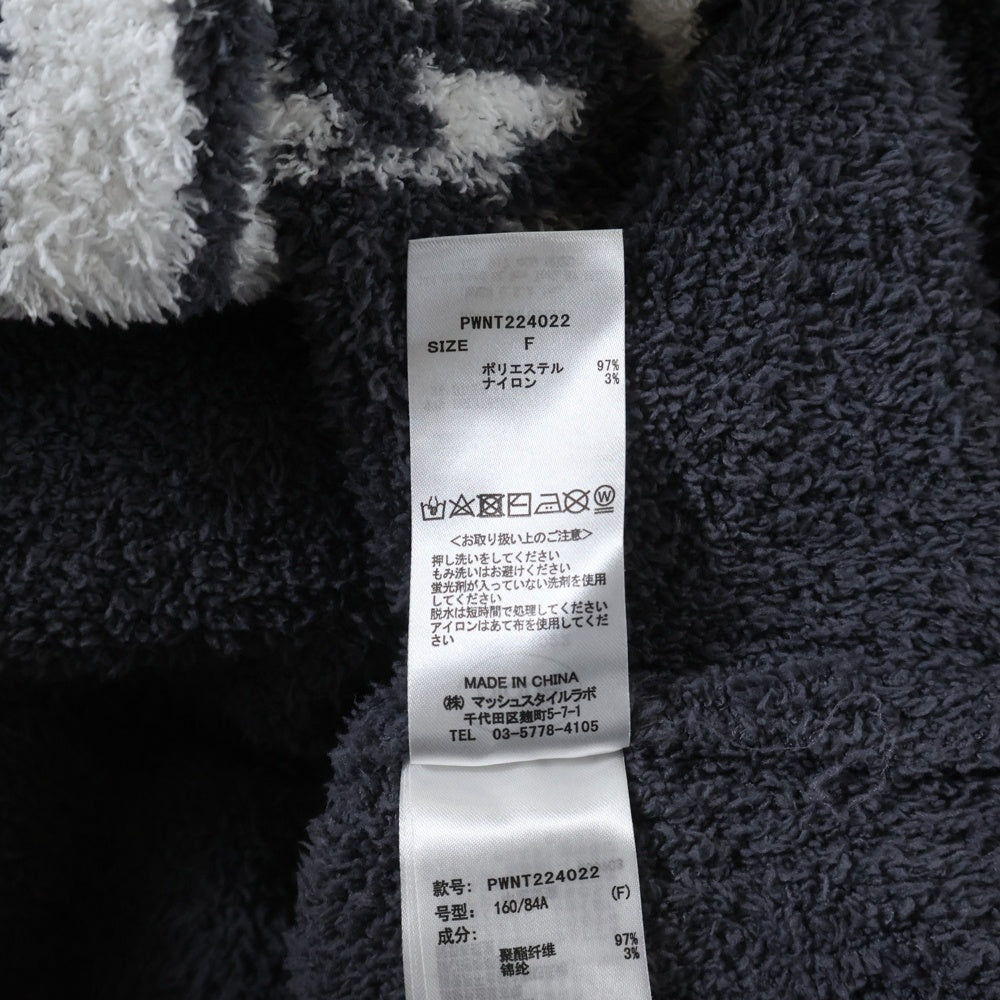 gelato pique(ジェラートピケ) Powder Star Pullover Parker & Long Pants PWNT224022 パウダースター プルオーバー パーカー パンツ セットアップ グレー レディース