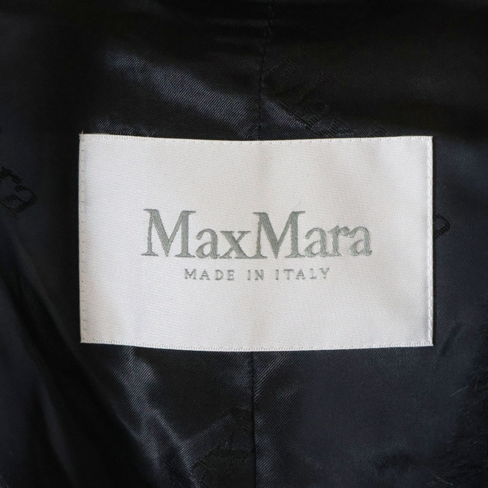 Max Mara(マックスマーラ) TEDGIRL テディベア アイコン ファーコート 2521016052 ブラック レディース