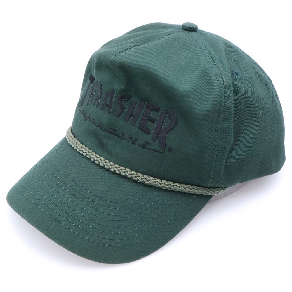 THRASHER(スラッシャー) 90s OTTOボディ 5-Panel Cap オールドスケート キャップ グリーン