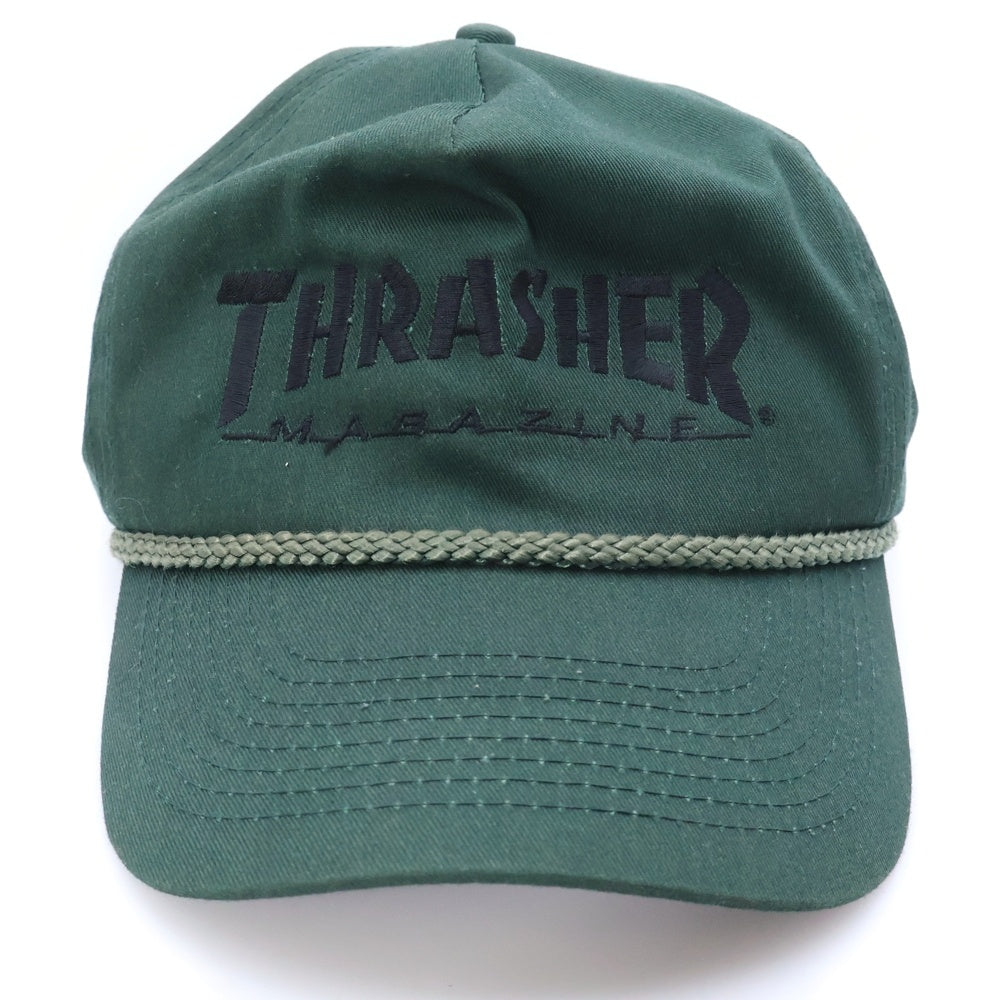 THRASHER(スラッシャー) 90s OTTOボディ 5-Panel Cap オールドスケート キャップ グリーン