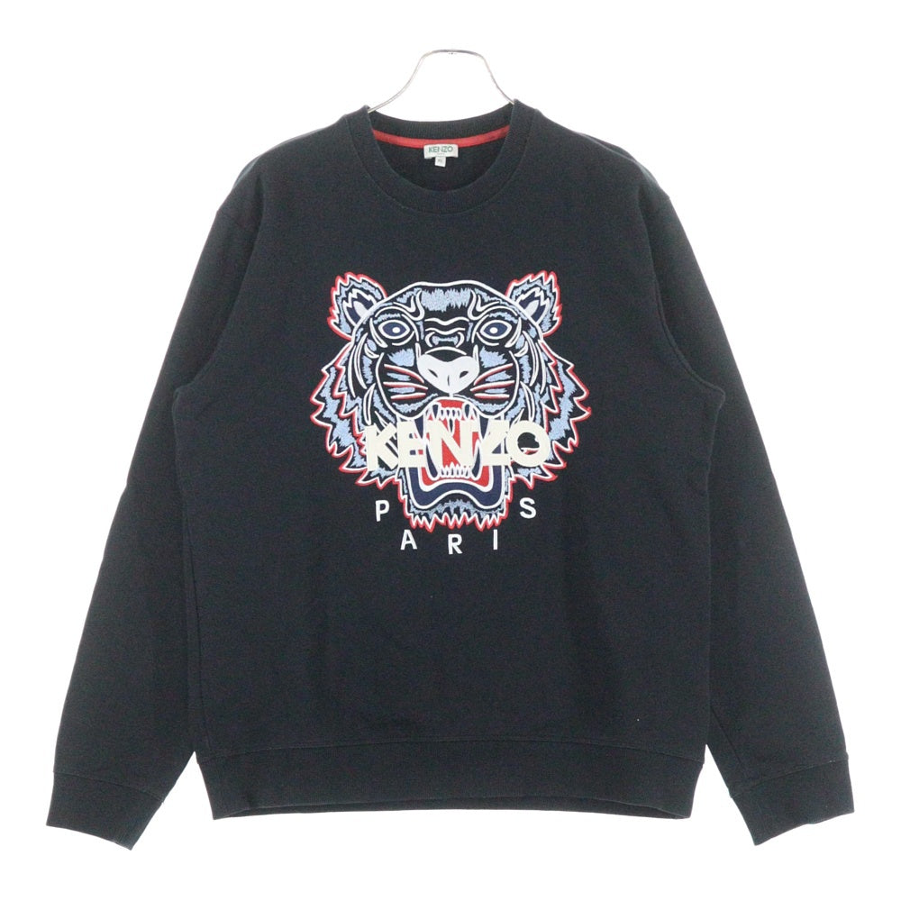 KENZO(ケンゾー) 20SS CLASSIC TIGER CREW NECK SWEAT クラシックタイガー クルーネックスウェットトレーナー ブラック FA55SW0014XA