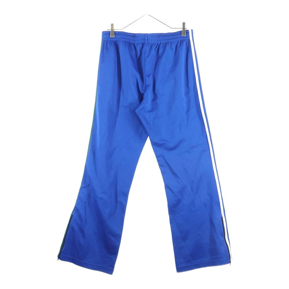 GUCCI(グッチ) ×adidas ロゴ刺繍 サイドライン トラックパンツ ブルー 691785
