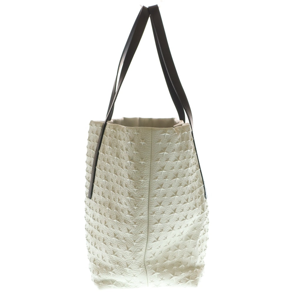 JIMMY CHOO(ジミーチュウ) ソフィア スターエンボス レザートートバッグ ホワイト レディース