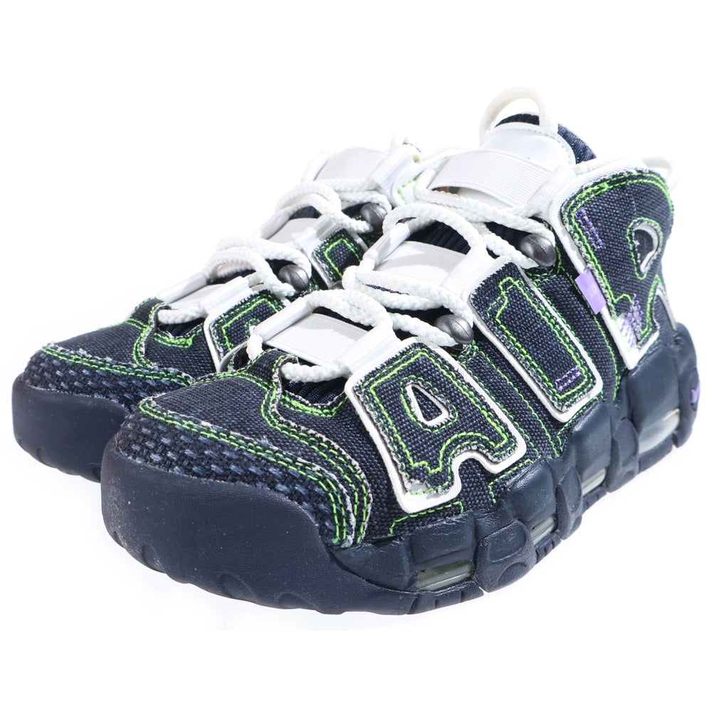 NIKE(ナイキ) SWDC W AIR MORE UPTEMPO モアアップテンポ ハイカットスニーカー DX4219-400 インディゴ US7.5/24.5cm レディース