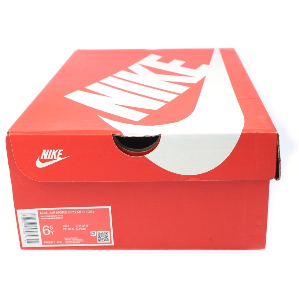 NIKE(ナイキ) GS Air More Uptempo モアアップテンポ ハイカットスニーカー US6.5Y/24.5cm ホワイト/グリーン レディース
