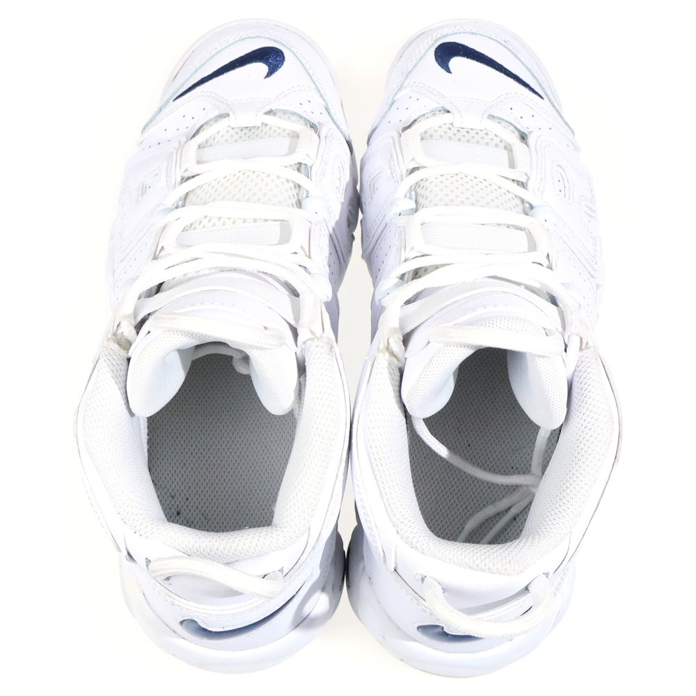 NIKE(ナイキ) GS Air More Uptempo エア モアアップテンポ ハイカットスニーカー DH9719-100 US6.5Y/24.5cm ホワイト レディース