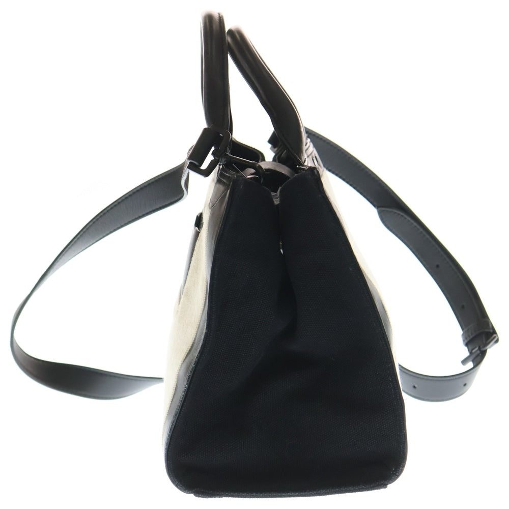 DIESEL(ディーゼル) 2WAY キャンバス 切替 レザー バイカラー 2トーン