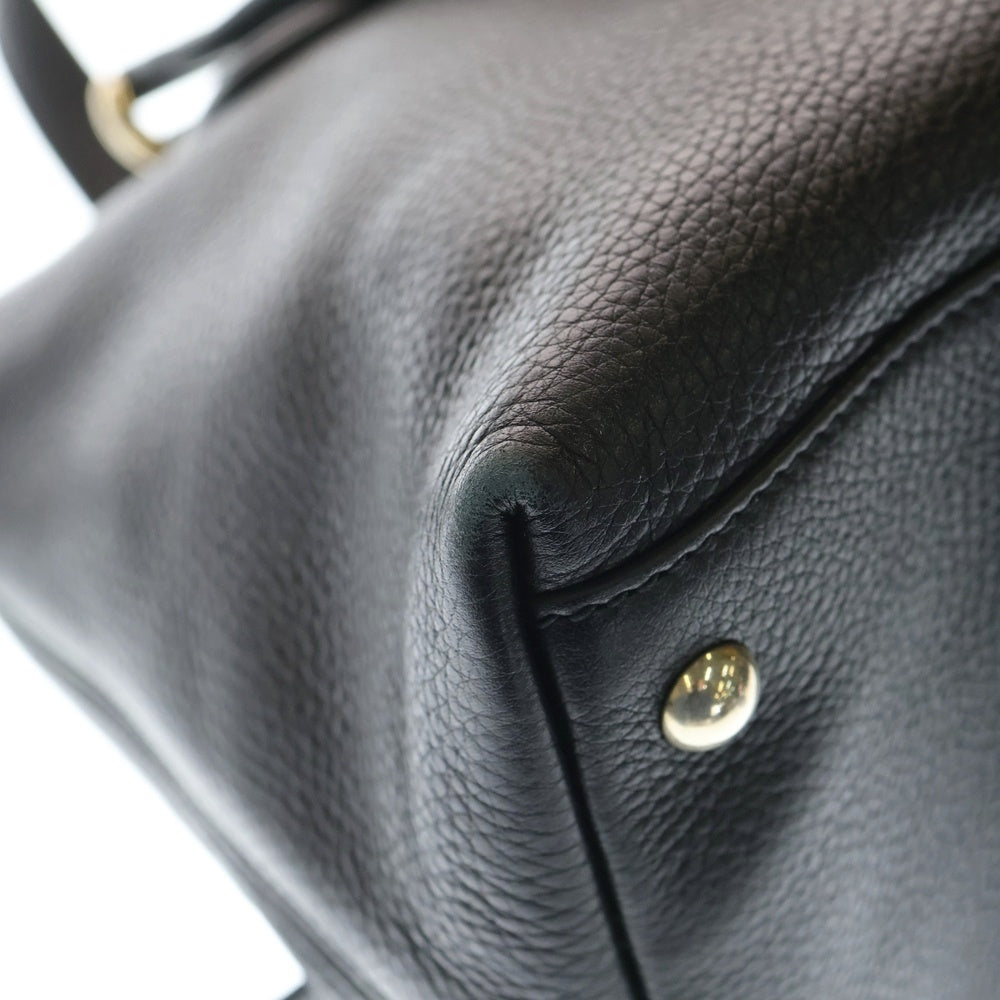 GUCCI(グッチ) 2WAY ソーホー インターロッキング タッセルフリンジ ハンドバッグ ショルダーバッグ 308362 ブラック レディース