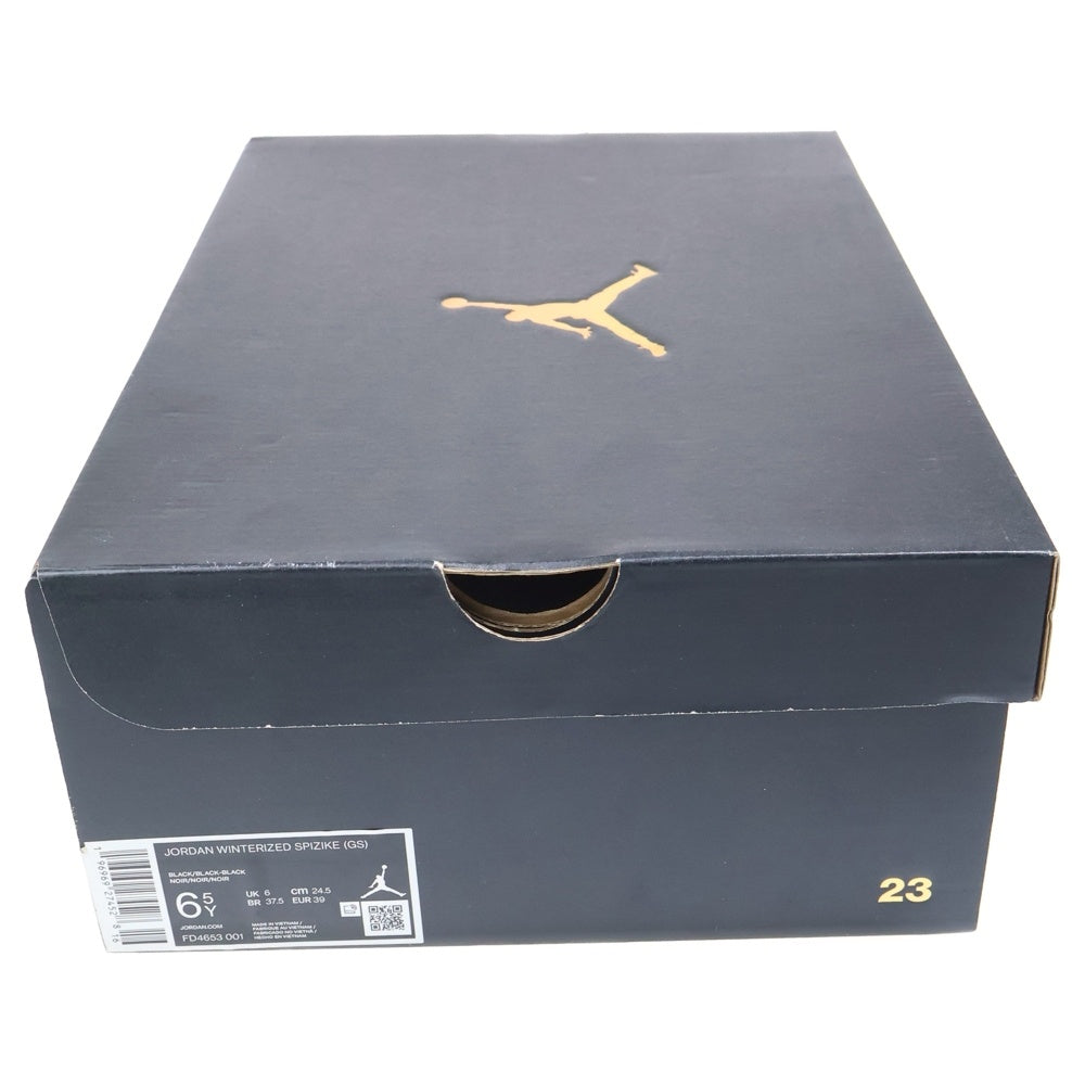 NIKE(ナイキ) JORDAN WINTERIZED SPIZIKE ウィンターライズド ハイカットスニーカー FD4653-001 ブラック US6.5Y/24.5cm レディース