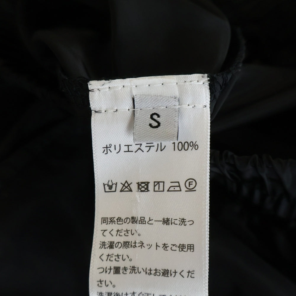 NO BRAND(ノーブランド) CHUCLLA チュクラ キャタピラー ギャザーイージーパンツ ブラック レディース
