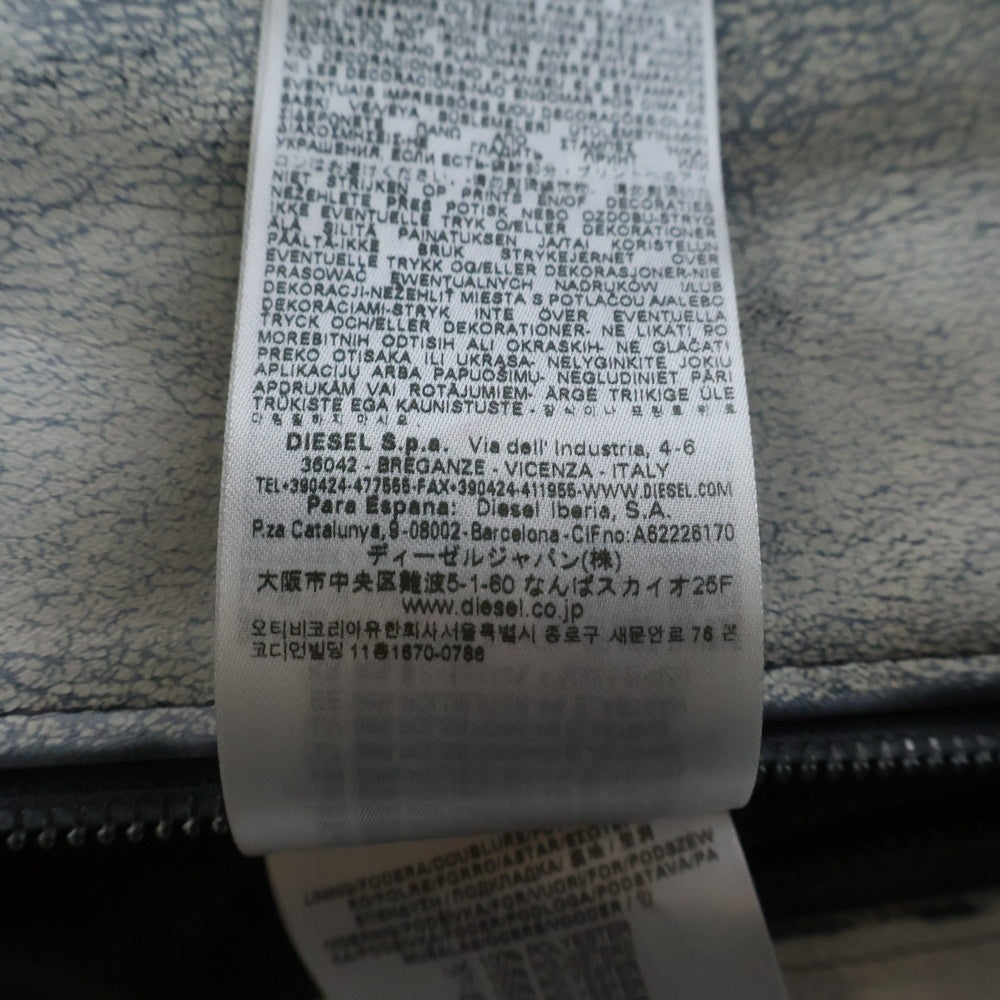 DIESEL(ディーゼル) L-YRIC ラムレザー ライダースジャケット 17001443 ホワイト レディース