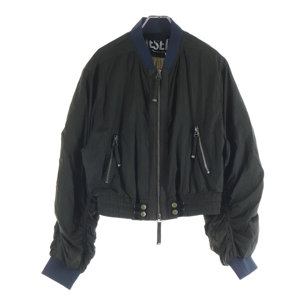 DIESEL(ディーゼル) ダブルジップ ナイロンブルゾン ジャケット CN000089 カーキ レディース