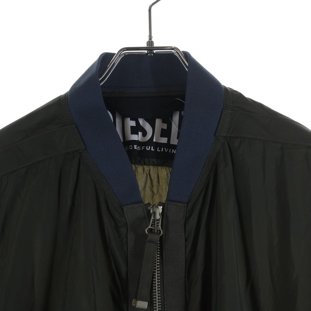 DIESEL(ディーゼル) ダブルジップ ナイロンブルゾン ジャケット CN000089 カーキ レディース