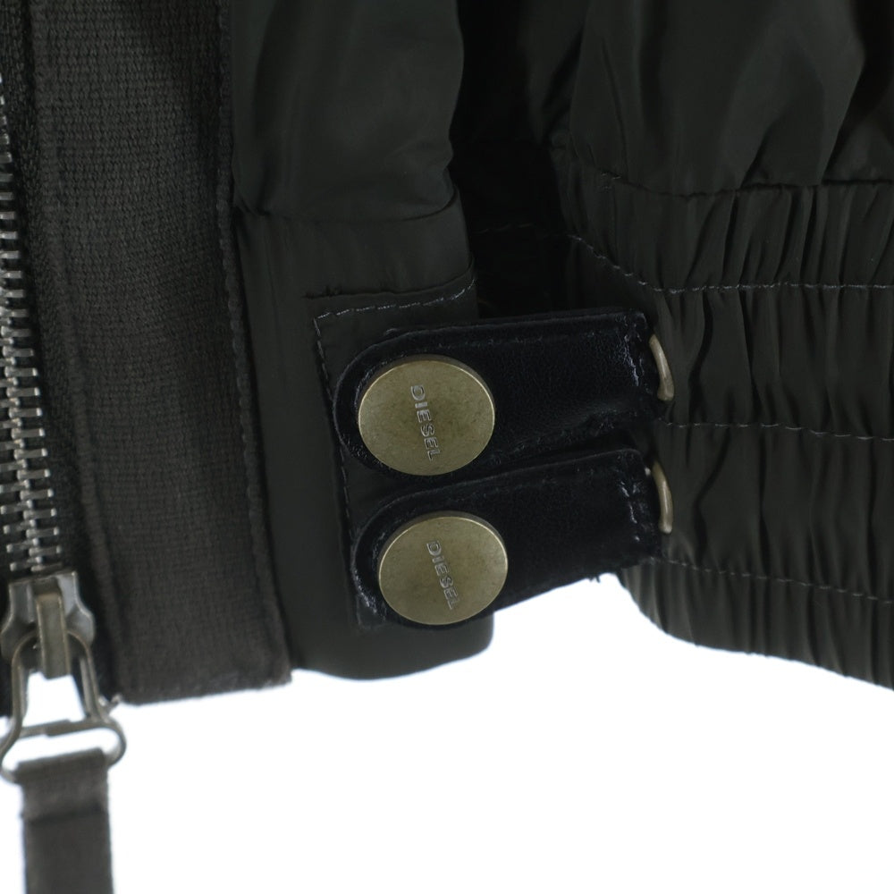 DIESEL(ディーゼル) ダブルジップ ナイロンブルゾン ジャケット CN000089 カーキ レディース