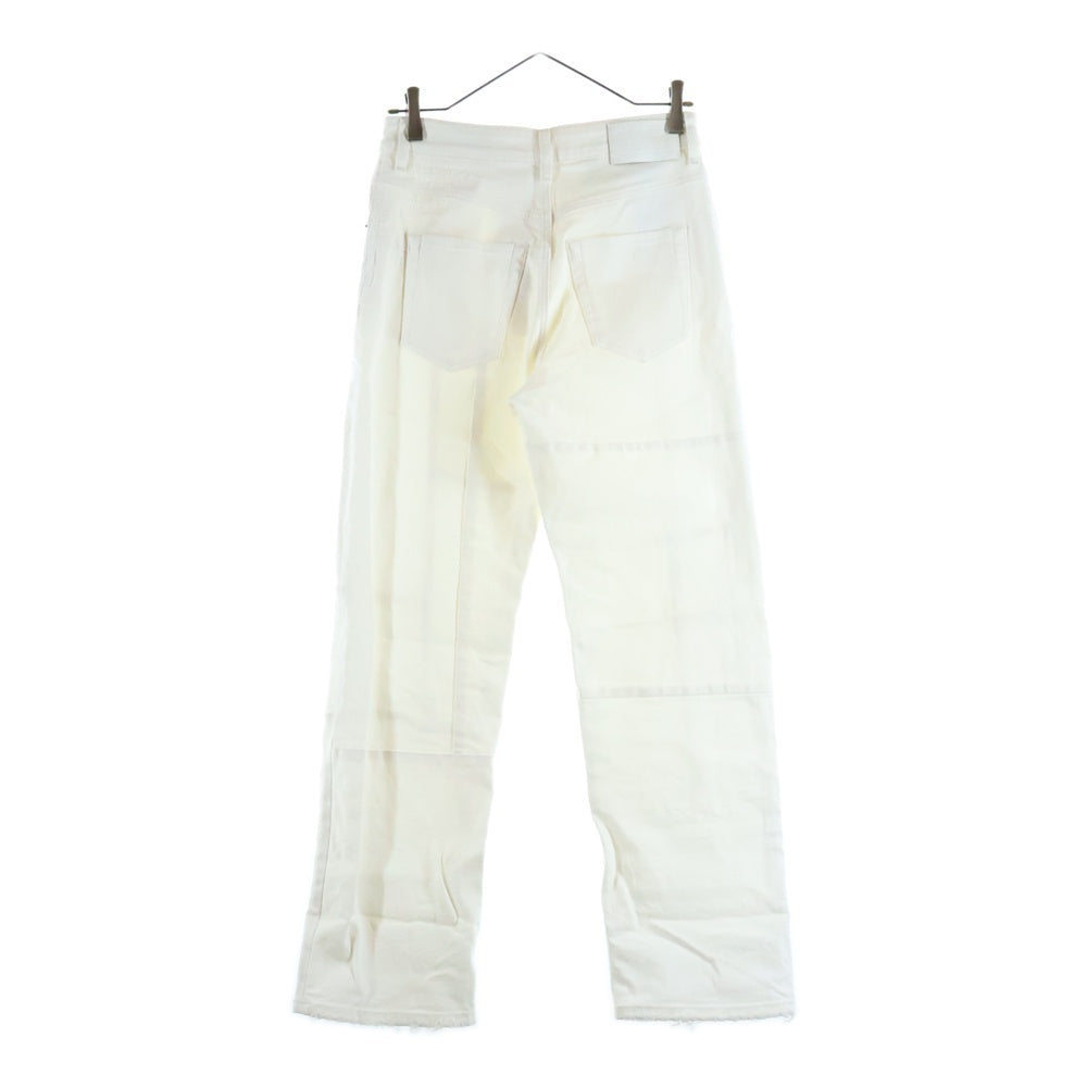 DIESEL　ホワイト カーゴパンツ デニム DIESEL(ディーゼル) D-REGGY-GO パッチワーク デニムパンツ A01652