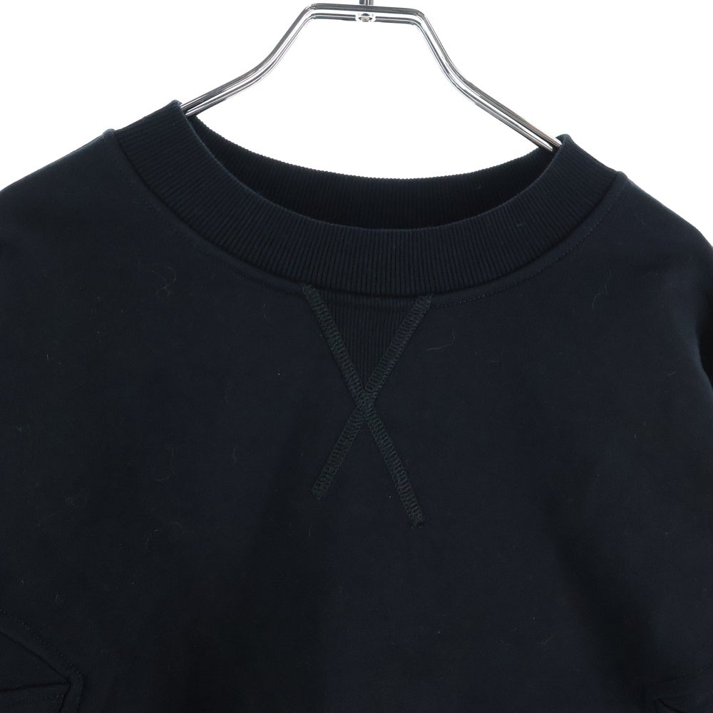 DIESEL(ディーゼル) F-MONDY FELPA ドローコード クルーネックスウェットシャツ 00S75P ブラック レディース