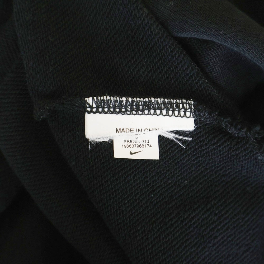 NIKE(ナイキ) NSW DIM フリース FT L/S クロップ クルー トップ スウェットシャツ トレーナー FB8265-010 ブラック レディース