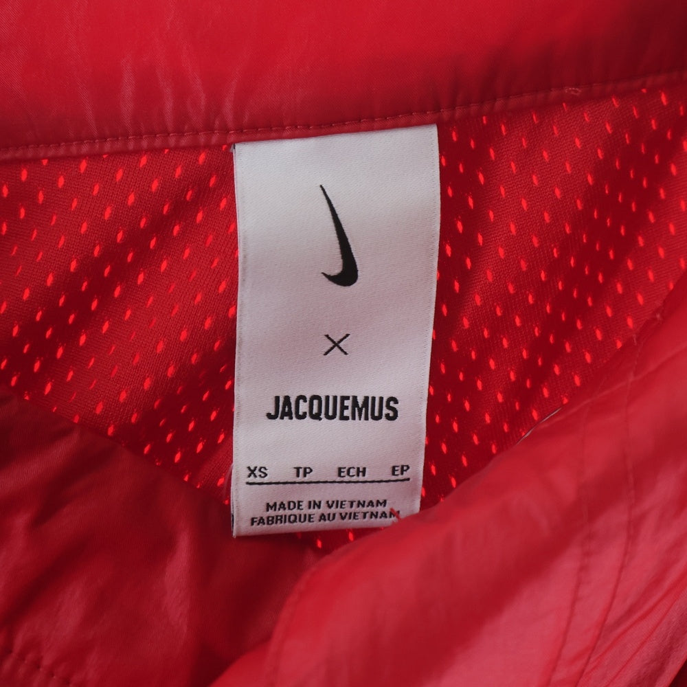 NIKE(ナイキ) × JACQUEMUS ジャックムス AS U NRG JACQUEMUS TRACK PANT メタルロゴ ナイロンパンツ FV5702-642 レッド レディース
