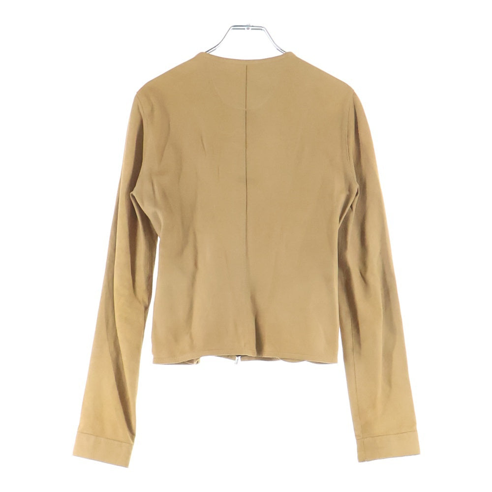 LE CIEL BLEU(ルシェルブルー) ジップアップ ラムレザー ジップアップブルゾン 13S64035 ブラウン レディース