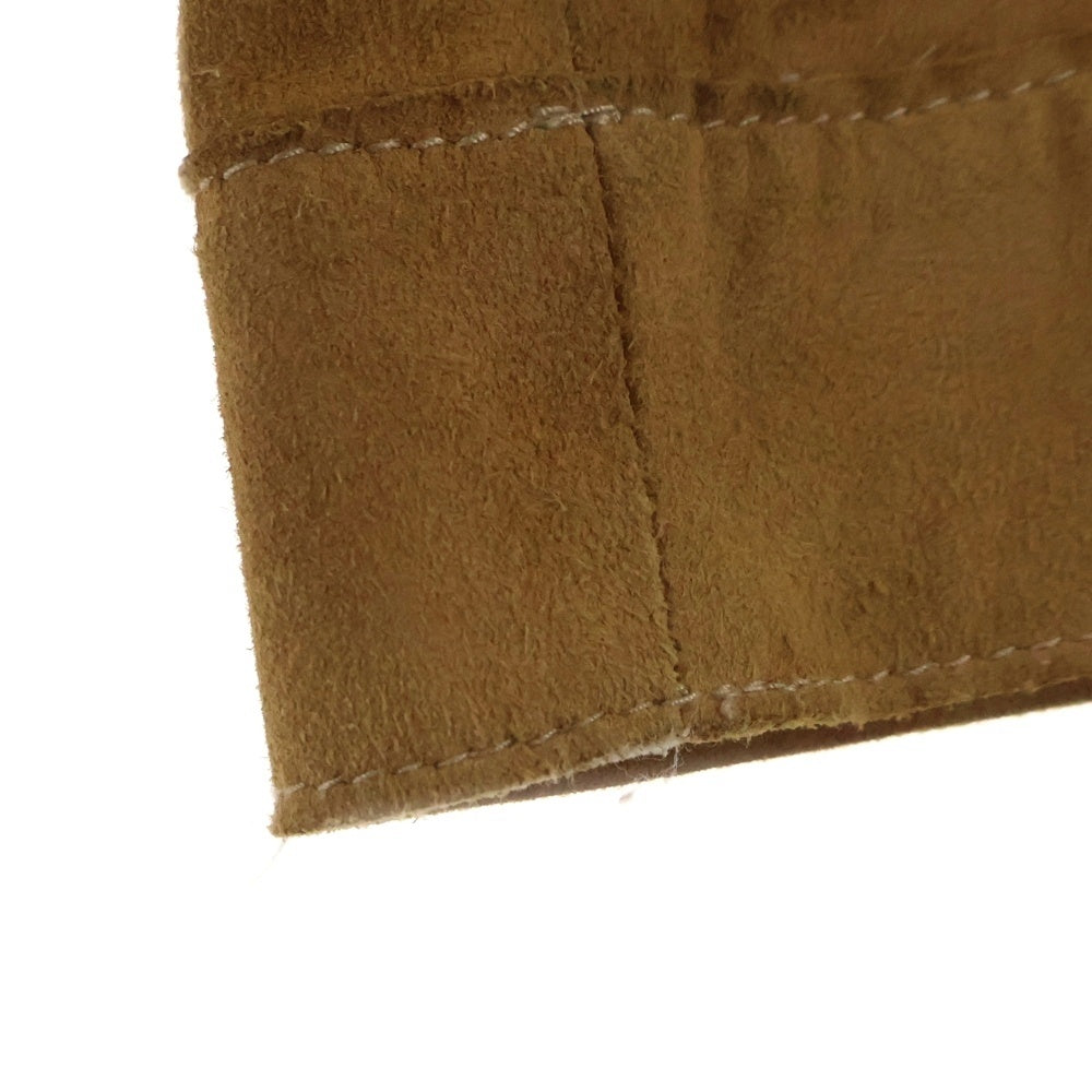 LE CIEL BLEU(ルシェルブルー) ジップアップ ラムレザー ジップアップブルゾン 13S64035 ブラウン レディース