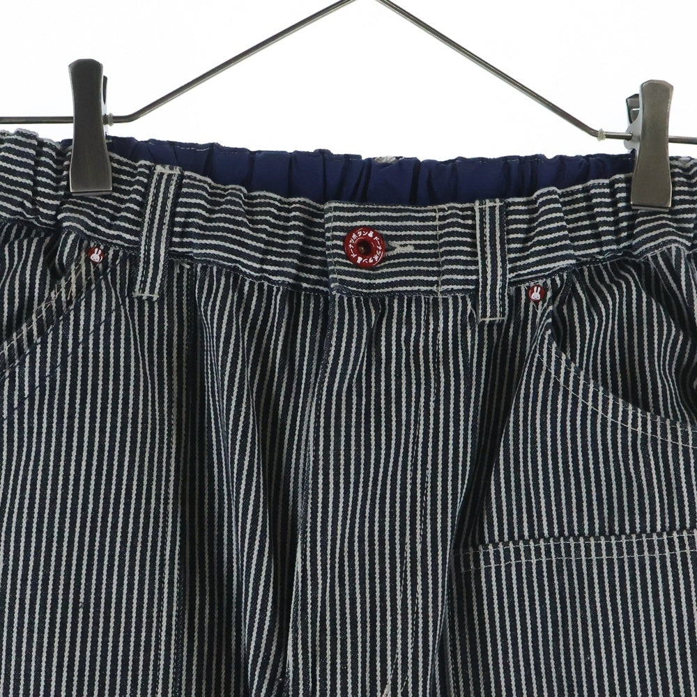 CUNE(キューン) ストライプ ワークパンツ BKFDA06HKR ブラック レディース