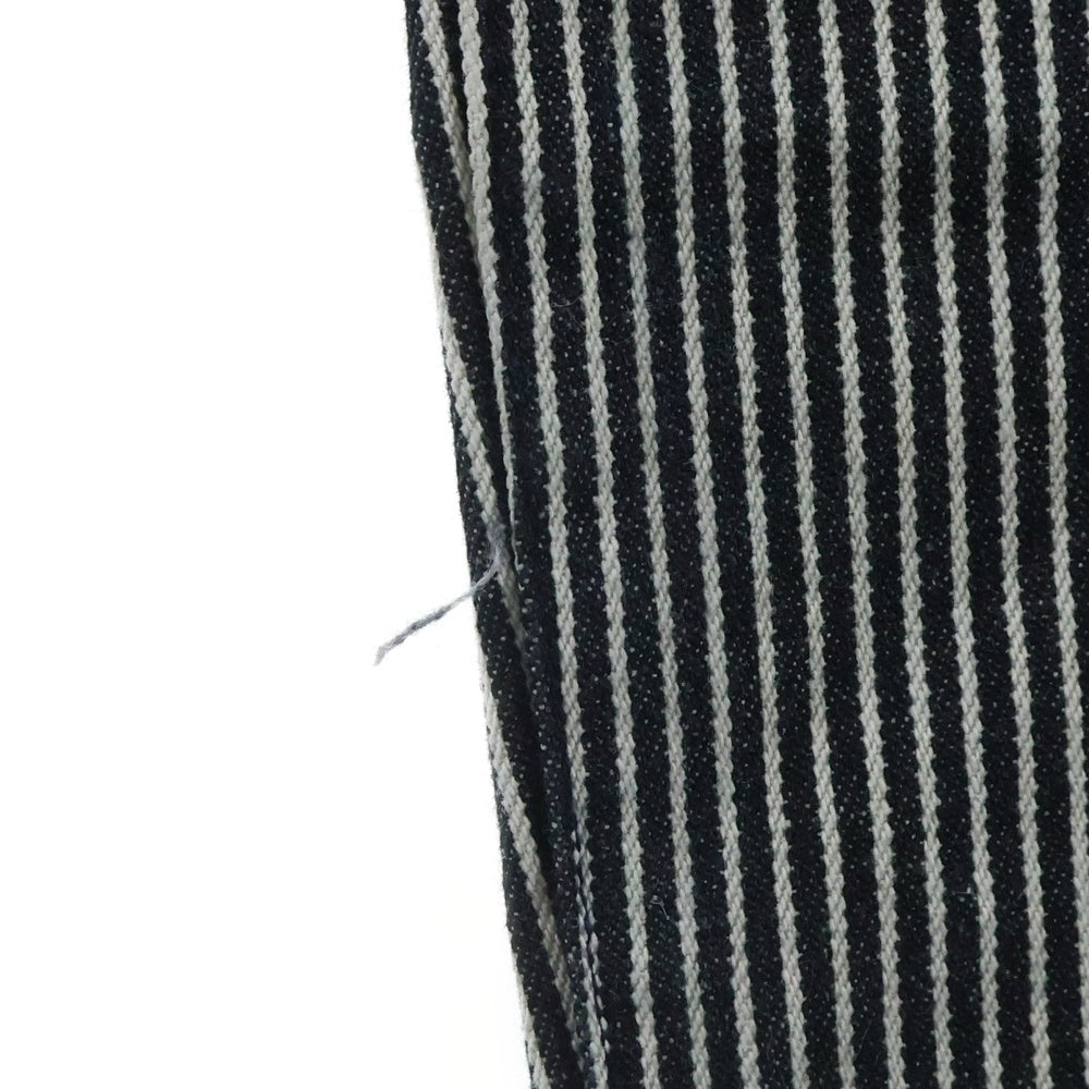 CUNE(キューン) ストライプ ワークパンツ BKFDA06HKR ブラック レディース