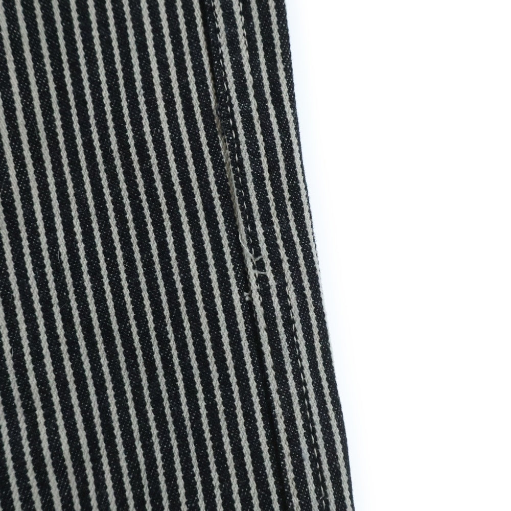 CUNE(キューン) ストライプ ワークパンツ BKFDA06HKR ブラック レディース