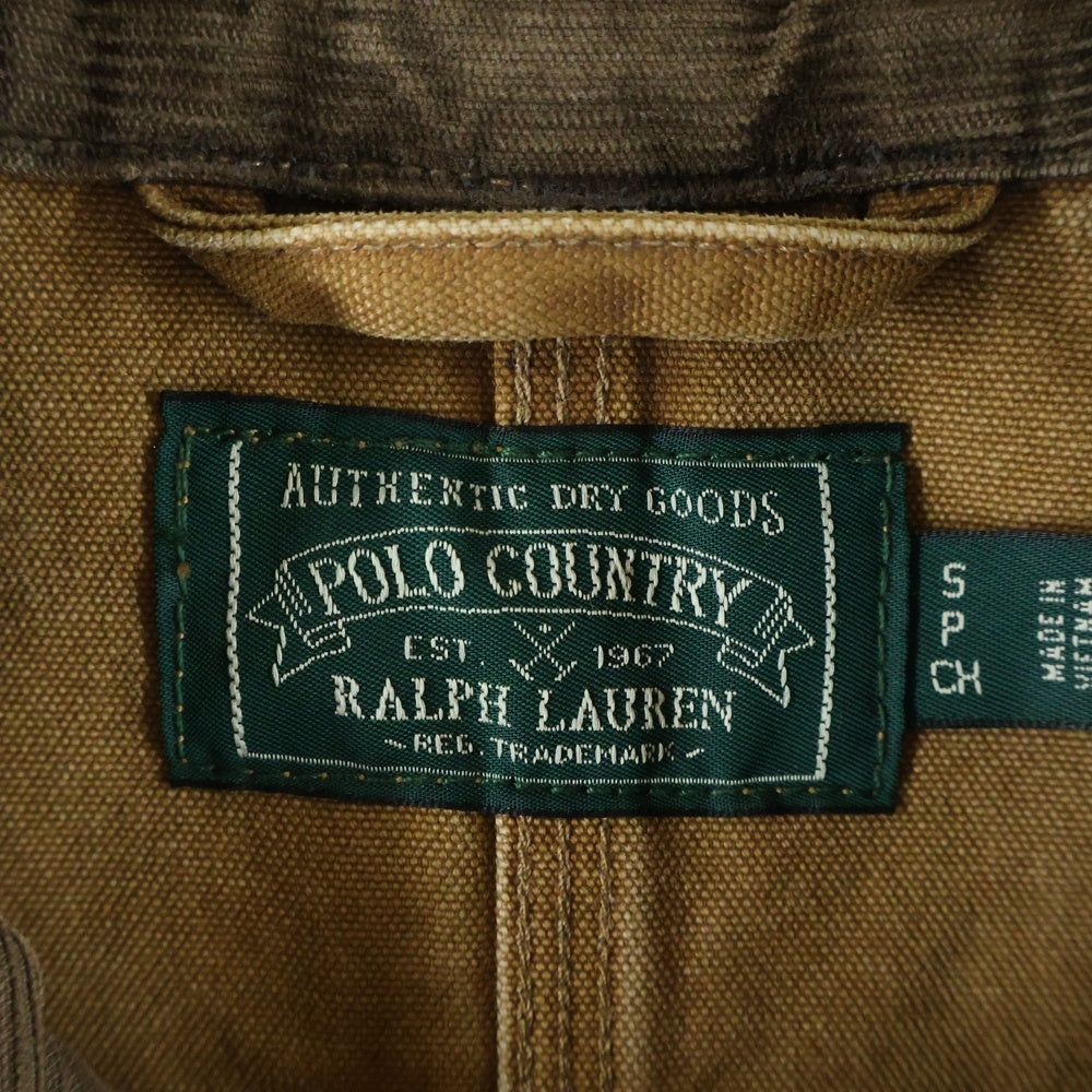 RALPH LAUREN(ラルフローレン) POLO COUNTRY ポロカントリー キャンバスダックチョアジャケット ブラウン