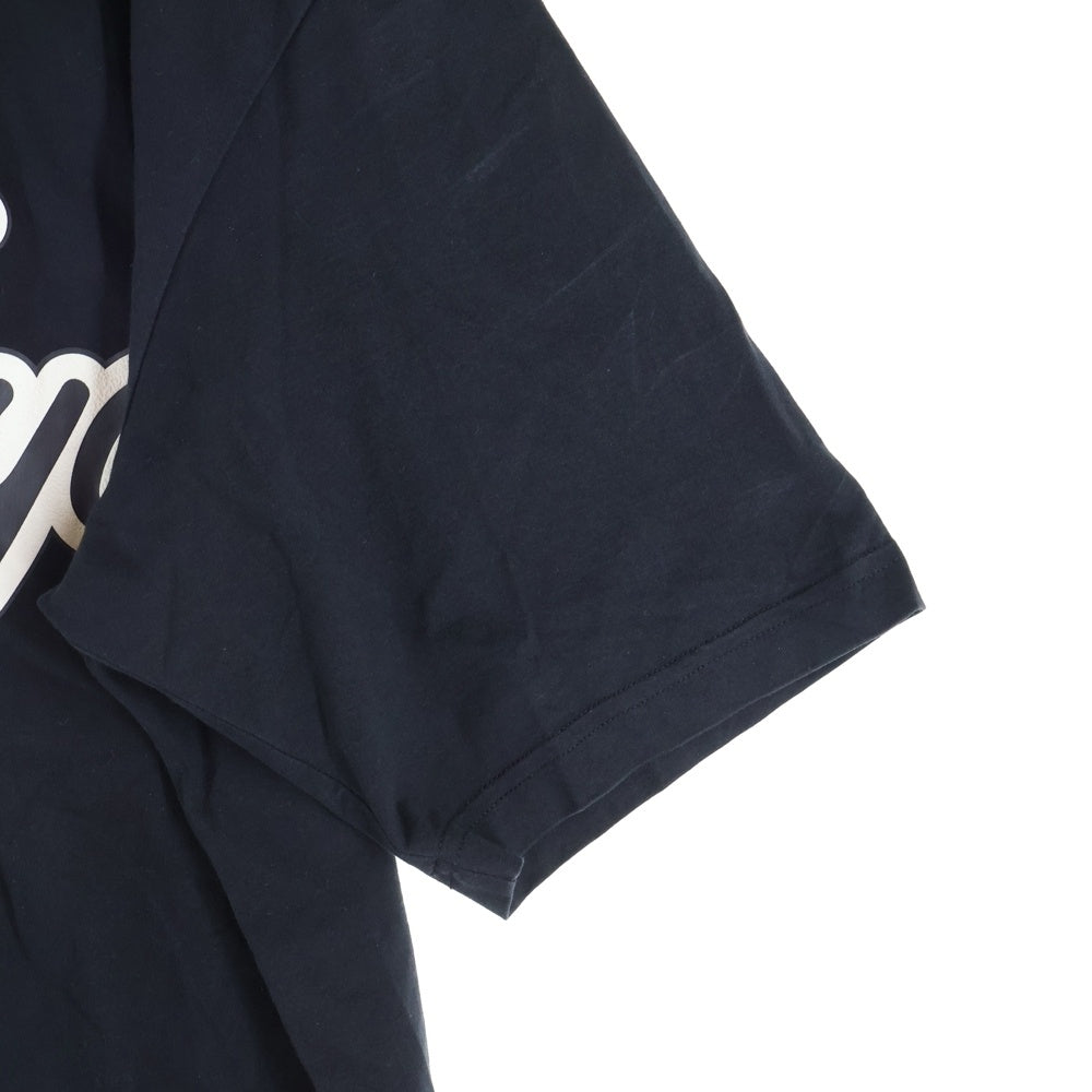Y-3(ワイスリー) GFX YY SS TEE プリントロゴ クルーネック半袖Tシャツカットソー ブラック IQ2140