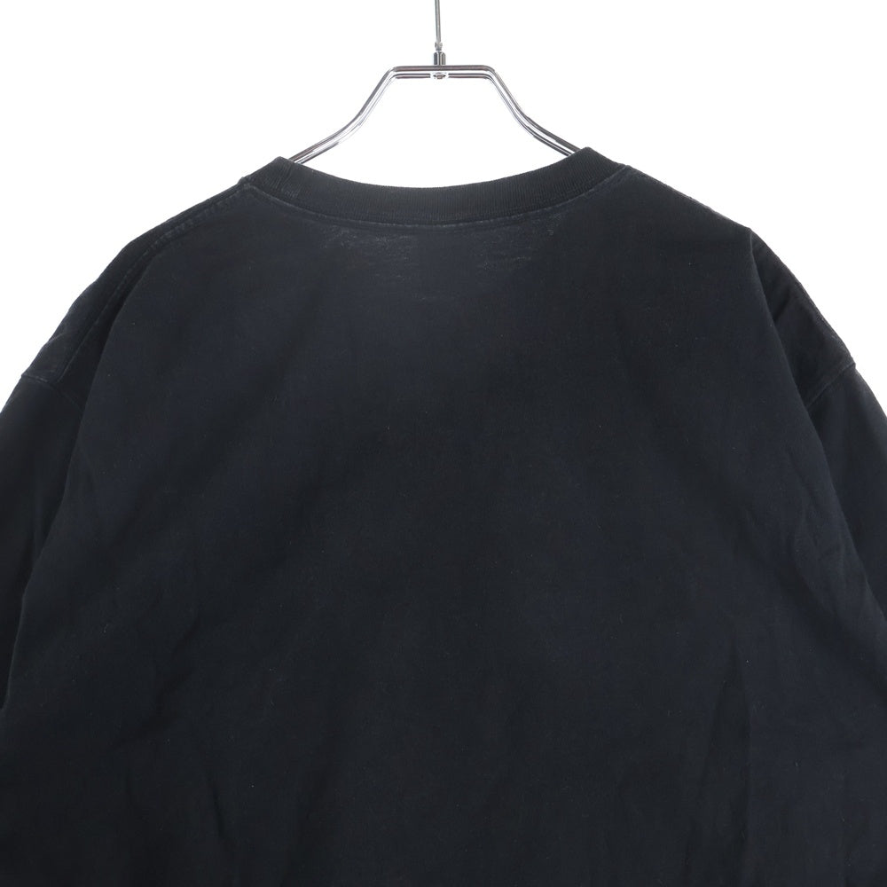THE BLACK EYE PATCH(ブラックアイパッチ) ボックスプリントロゴ クルーネック半袖Tシャツカットソー ブラック