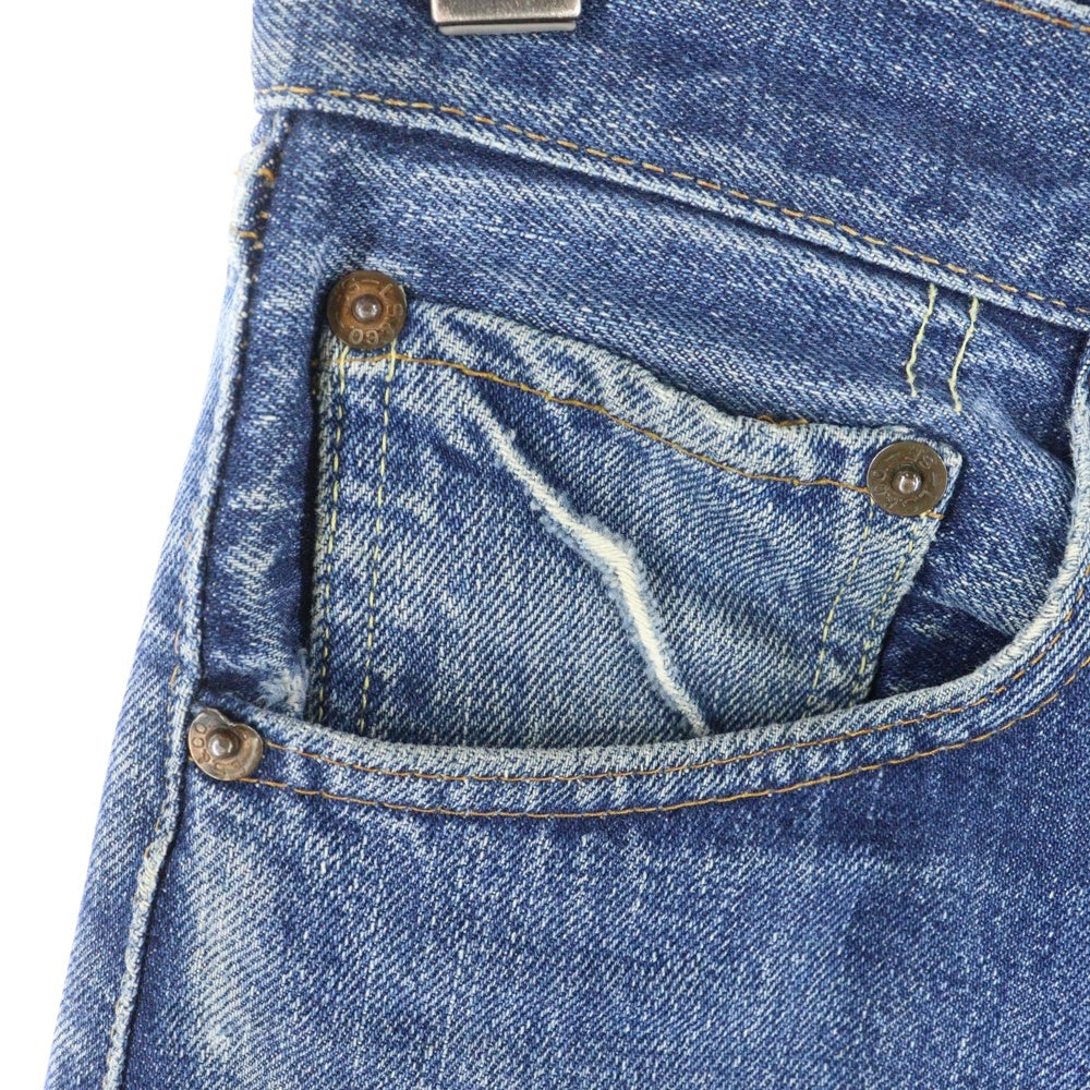 Levi's(リーバイス) 70s 501 66前期 ボタン裏6 ポケット裏シングル 赤耳 デニムパンツ
