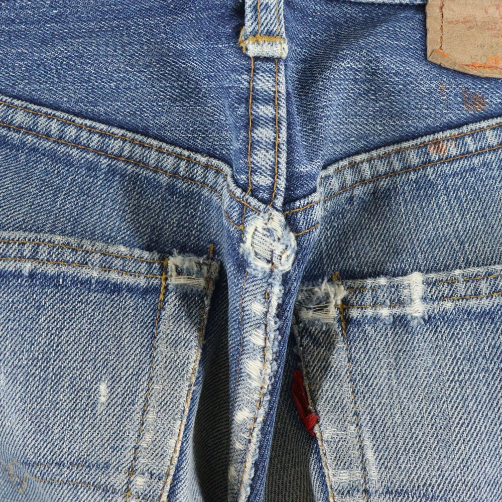 Levi's(リーバイス) 70s 501 66前期 ボタン裏6 ポケット裏シングル 赤耳 デニムパンツ
