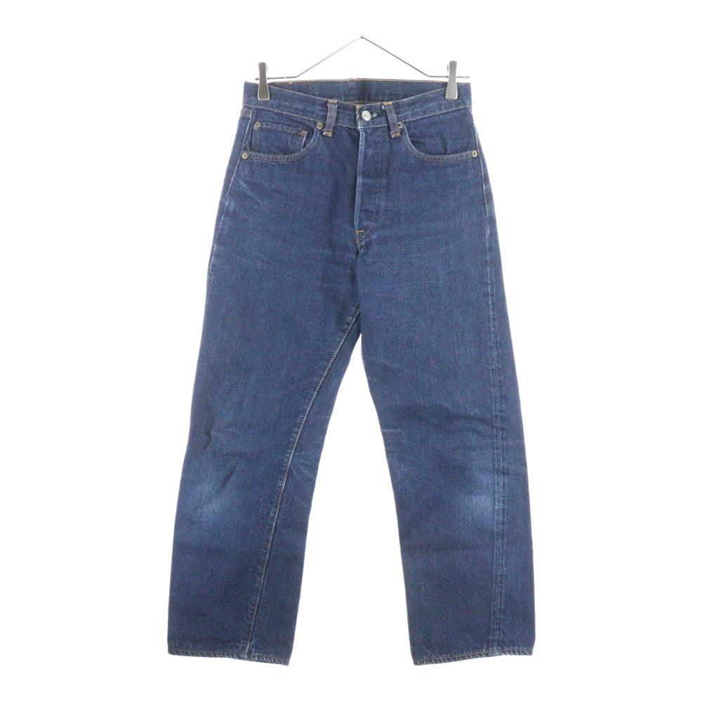 Levi's(リーバイス) 60s 濃紺 501 BIGE後期 CARE紙パッチ スレーキスタンプ 通常R 平行ステッチ ボタン裏6 ポケット裏シングル 赤耳 デニムパンツ