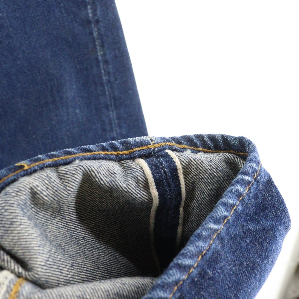 Levi's(リーバイス) 60s 濃紺 501 BIGE後期 CARE紙パッチ スレーキスタンプ 通常R 平行ステッチ ボタン裏6 ポケット裏シングル 赤耳 デニムパンツ